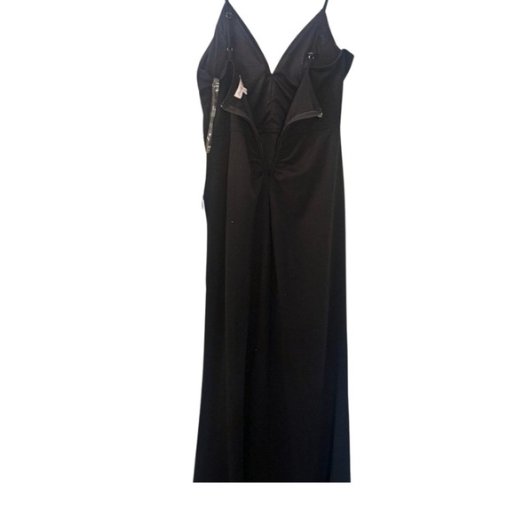 Emerald Sundae Juniors' Ruched Side-Slit Slim Gown new, women’s dress - Picture 9 of 16